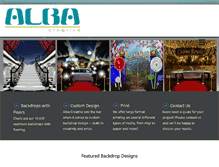 Tablet Screenshot of albabackgrounds.com